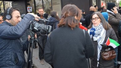 إحدى الصور المفبركة لقناة "الغد"